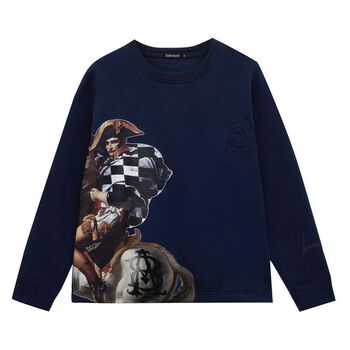 [CHÍNH HÃNG BANAWA] Áo sweater oversize - Napoleon Sweater - Navy