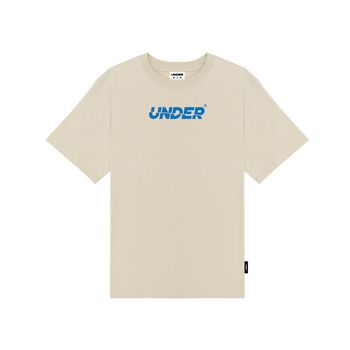Áo thun UNDER Signature Logo Tee 2.0 (Cream) - UTS007D