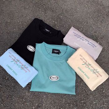 CHÍNH HÃNG CINDER ÁO THUN BASIC 2022 COTTON 4 CHIỀU 100% DÀY CAO CẤP