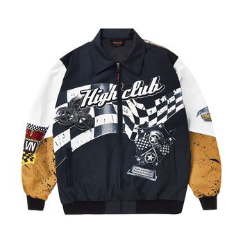 Áo Khoác RACING OVERPRINT Unisex Nam/Nữ Dù 2 Lớp - HIGHCLUB Brand Chính Hãng