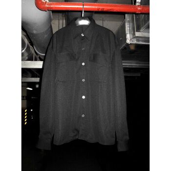 Áo sơ mi dài tay Ivankov Patch Pocket (black)