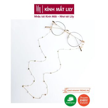Dây đeo kính mắt thời trang chống rơi LILYEYEYWEAR nhiều thiết kế có thể sử dụng giữ cả khẩu trang