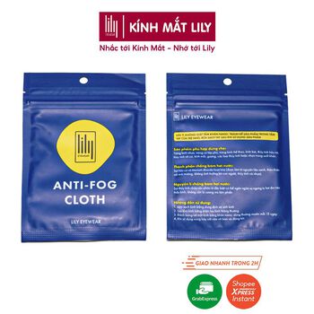 Khăn nano chống sương mờ kính khi đeo khẩu trang Lilyeyewear