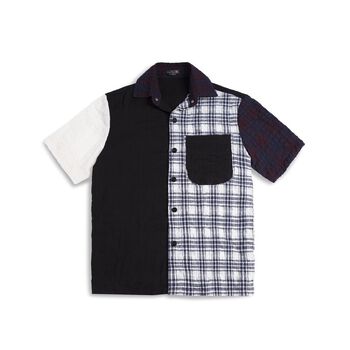 Áo sơ mi GOLDIE MULTICOLOR EMBOSSED đa chất liệu