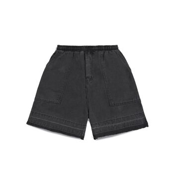 Quần short GOLDIE HEM CUT denim giặt mài