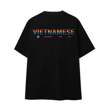 [TRẮNG/ĐEN] Áo thun ngắn tay HUMANIST 2022 unisex cotton 2 chiều form rộng bản đặc biệt