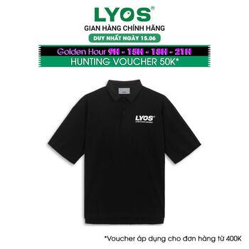 Áo Polo LYOS Basic - Đen