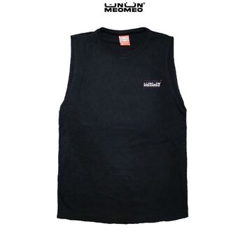 Áo Tanktop Ủn Ủn Meo Meo® Logo U2M2 - Black