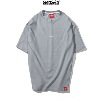 Áo Thun Ủn Ủn Meo Meo® Logo Pixel - Grey