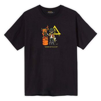 Áo thun Morning Warning Ski Mask - Áo Thun Unisex Form Rộng Tay Lỡ Oversize Cotton 100% Local Brand