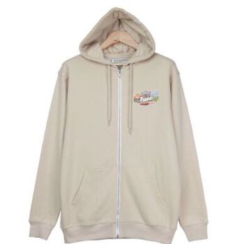 CAMP patch3 zip-up beige FT0123