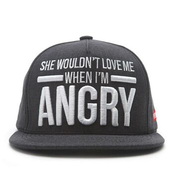 Mũ snapback, Nón Hiphop ANGRY SLAV màu đen