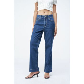 Quần jean trơn.Straight - 10S22DPAW008