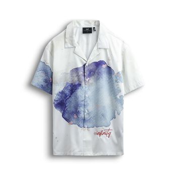 Áo Sơ Mi Nam INF Stained White , Chất Vải Cotton Blend , SM005773,SOMEHOW