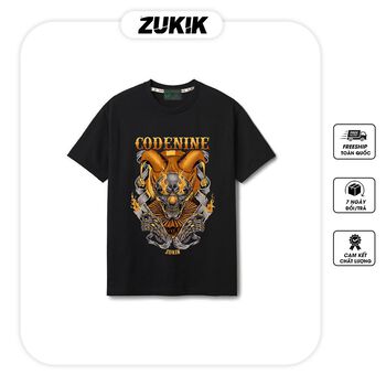 Áo thun tee phông nam nữ tay lỡ oversize form rộng ZUKIK - Clown