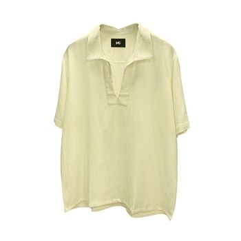 MAHU - ÁO POLO LINEN OVERSIZE UNISEX COV