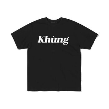 Tinderella - áo thun Khùng [Black color]