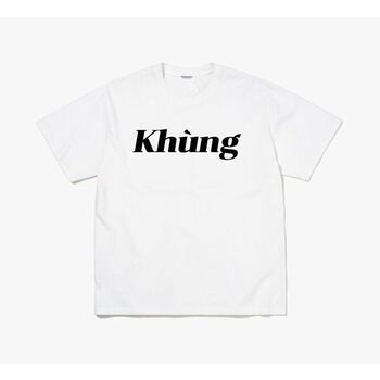 Tinderella - Áo thun Khùng [White color]