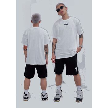 ÁO THUN BASIC *ANGEL* LOGO/ ĐEN