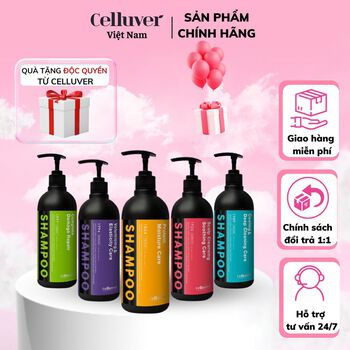 [ĐỘC QUYỀN] Dầu Gội Celluver 5 Công Dụng Phục Hồi Tóc Hư Tổn Dung Tích 500ml