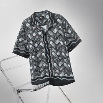 MENDE - Circle Shirt - Áo sơ mi nam tay ngắn