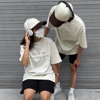 NÓN FF COTTON BASEBALL CAP DISTRESSED