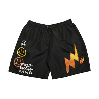Quần short đi biển Morning Warning Thunder - Unisex Form Rộng Oversize Local Brand