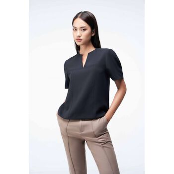 Áo tay ngắn rã đô trước. regular - 10F21SHSW003