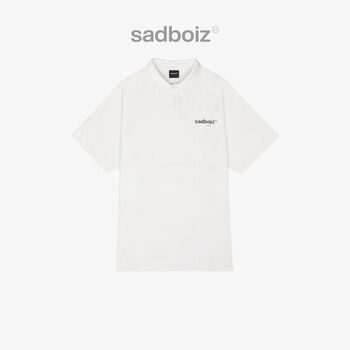 Áo polo SADBOIZ Lowkey White