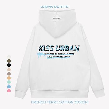 Áo Hoodie Form Rộng URBAN OUTFITS Kiểu Trơn HOO161 ver 2.0 Cotton Frech Terry 350GSM Local Brand