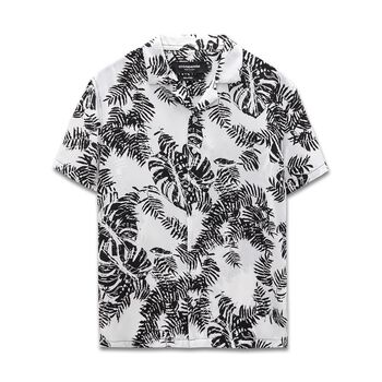 Áo Sơmi Tay Ngắn Relaxed-Fit Tropical Print