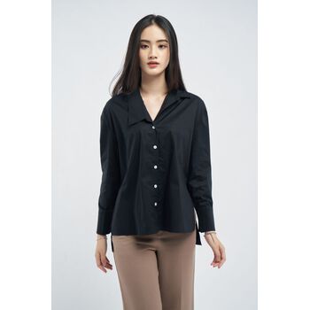 Áo Sơ Mi Tay Dài Cổ Lệch Form Regular - 10S21SHLW014
