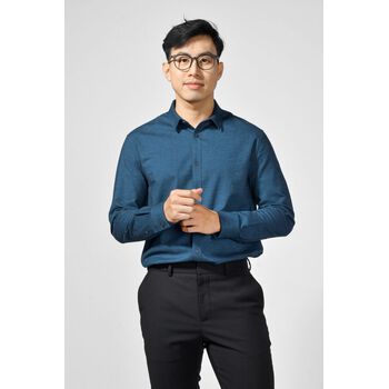 Áo Sơ Mi Tay Dài Cổ Thường Form Regular - 10F20SHL019
