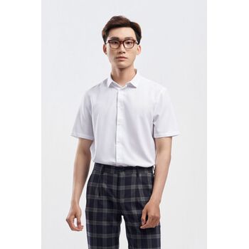 Áo sơ mi tay ngắn sợi coffee. FITTED - 10S22SHS010CR1