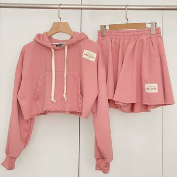 SET CROPTOP HOODIE