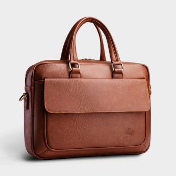 Cặp da công sở Lata CA23BD màu bò đậm