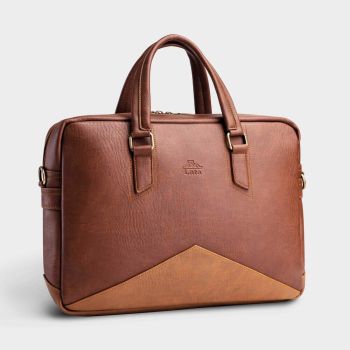 Cặp da công sở Lata CA16BD màu bò đậm