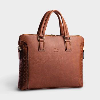 Cặp da công sở Lata CA28BD màu bò đậm