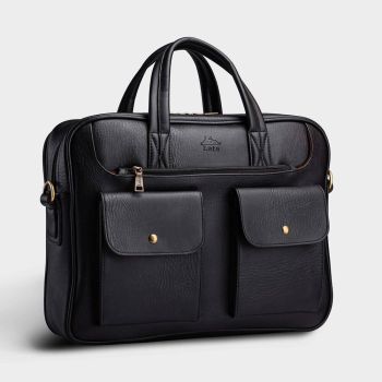 Cặp da nam công sở Lata CA25D màu đen