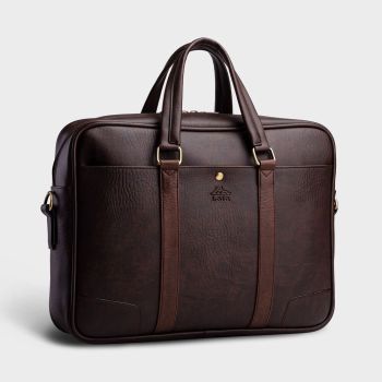 Cặp da nam công sở Lata CA31N màu nâu