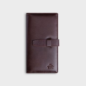 Ví cầm tay da thật khóa cài Lata LVN78