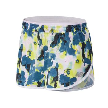 Womens New Balance Printed Accelerate Short 2.5 inch