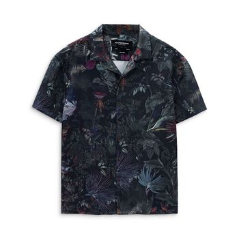 Áo Sơmi Tay Ngắn ICONDENIM Dark Tropical