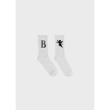 VỚ BOBUI LOGO/ MÀU TRẮNG