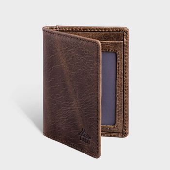 Ví namecard da Lata LVN74N màu nâu