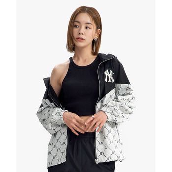MLB - Áo khoác tay dài phối mũ trùm Dia Monogram Blocking