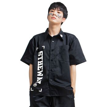 /street vocabulary/ SHORT SLEEVE SHIRT™ - BLACK