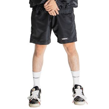 /street vocabulary/ POLY SHORT - BLACK