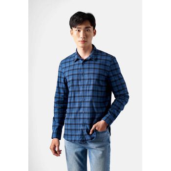 Áo sơ mi tay dài flannel caro. Fitted - 10F22SHL038