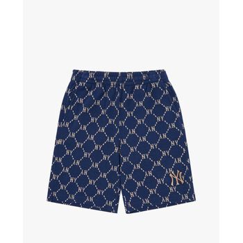 MLB - Quần shorts lưng thun Dia Monogram Allover